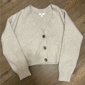 BP Cream Sweater with Buttons